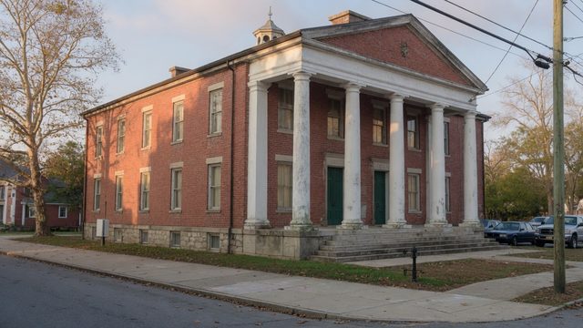 Talbot County Courthouse on North Washington Street in Easton
