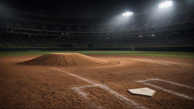 Baseball stadium ahead of a National League Division Series opener