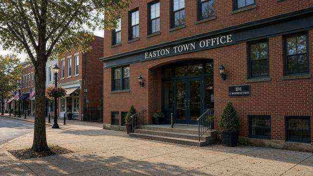 Easton Town Office on South Harrison Street