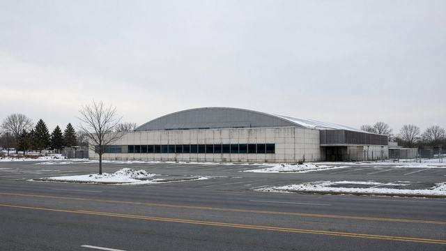 Talbot County Ice Rink exterior on Ocean Gateway in Easton