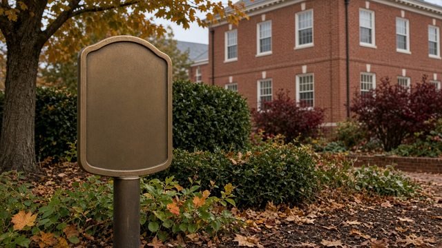 Talbot Historical Society gardens on South Washington Street in Easton
